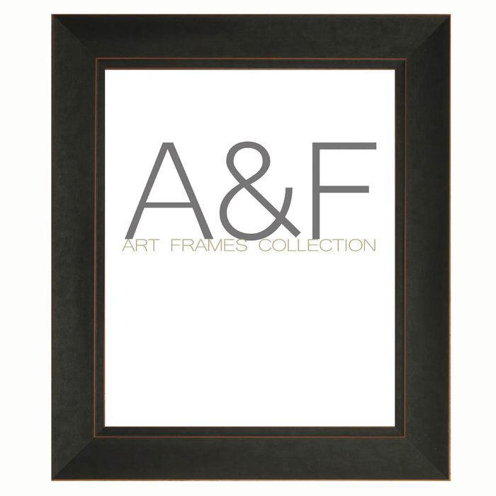 Lijst Praha Zwart | Klassiek zwart met rood accent