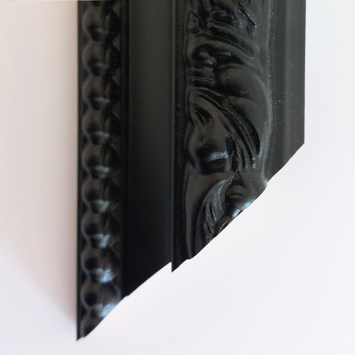 Lijst Kelston Zwart | Zwarte barokke wissellijst