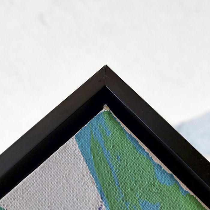 Baklijst Davos | Modern & Mat zwart | Voor schilderijen