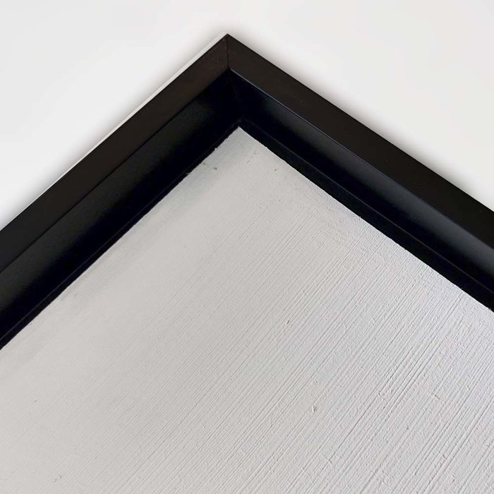 Baklijst Davos | Modern & Mat zwart | Voor schilderijen