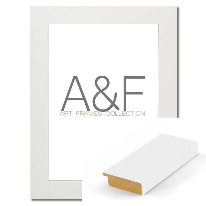 Lijst Helsinki Wit | Houten Wissellijst