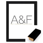 Lijst Genova Zwart | Houten posterlijst