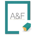 Lijst Cuneo Turquoise | Houten wissellijst