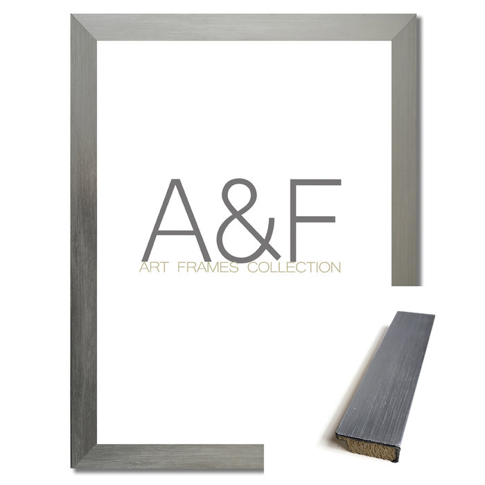 Lijst Genova Zilver | Houten posterlijst