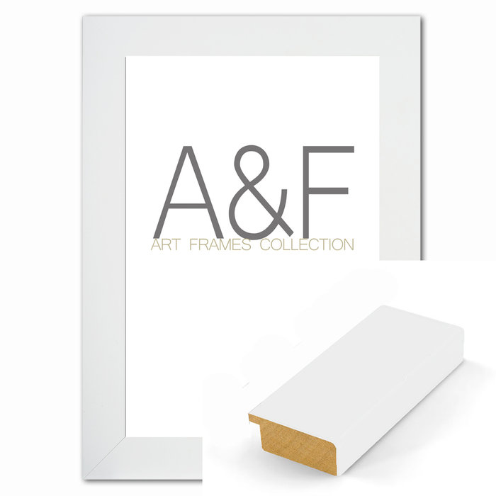 OUTLET Lijst Berlin | Witte moderne wissellijst