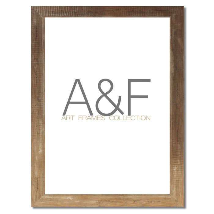 Lijst Oslo Bruingoud | Houten wissellijst