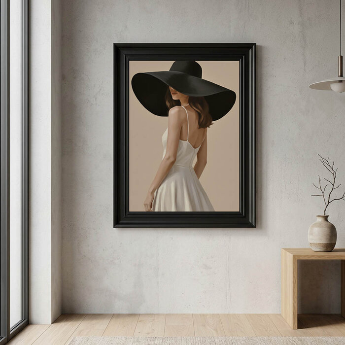 Vero Zwart | Klassieke houten lijst