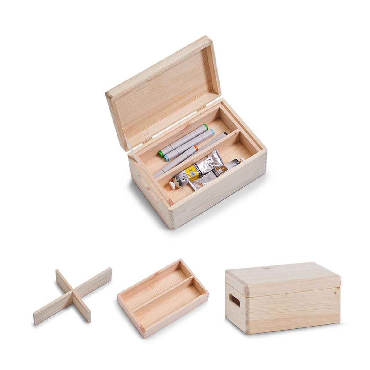 Aufbewahrungsbox Holz mit Deckel | Zeller - SO CLEVER - Der  Aufbewahrungsshop
