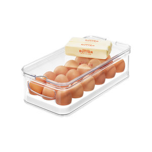 Eierhalter Kühlschrank mit Deckel iDesign - Crisp