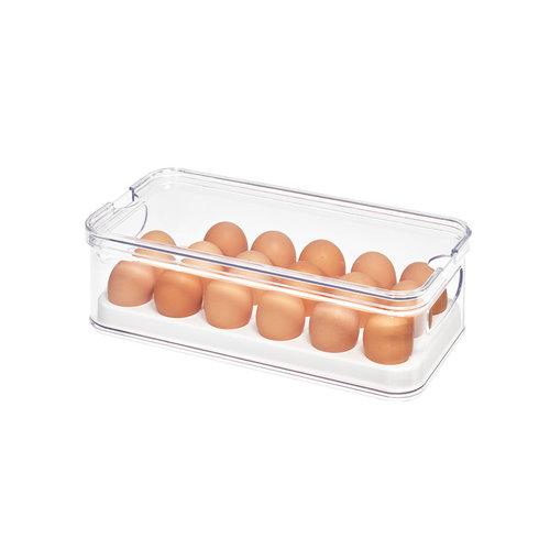 iDesign Eierhalter Kühlschrank mit Deckel iDesign - Crisp | stapelbar