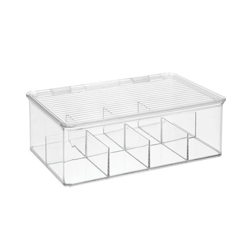 iDesign Teebox transparent iDesign - Kitchen Binz | 8 Fächer