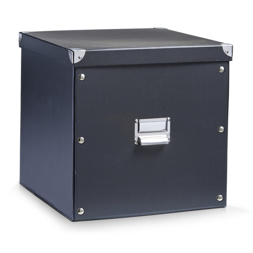 Zeller Present Aufbewahrungsbox mit Deckel schwarz Zeller Present