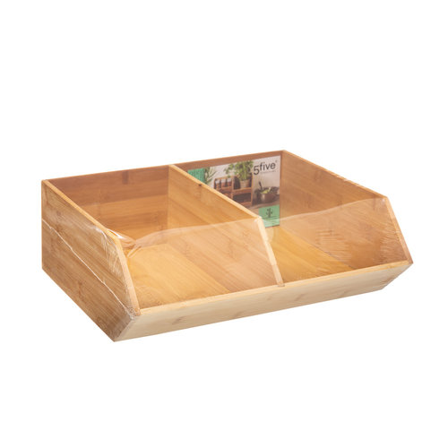 Five® Aufbewahrungsbox aus Bambus stapelbar Five®