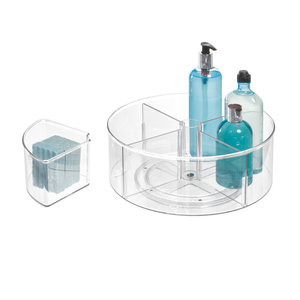 The Home Edit The Home Edit Drehteller Bad mit Fächern und Schale The Home Edit Drehteller Bad mit Fächern und Schale