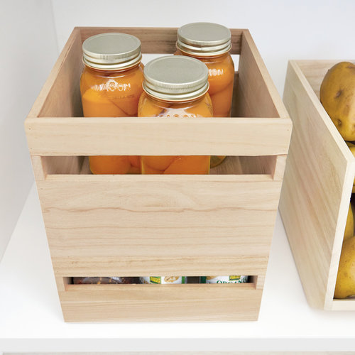 iDesign Aufbewahrungsboxen aus Holz stapelbar iDesign - EcoWood