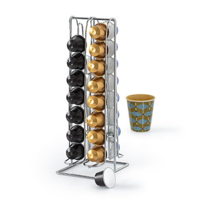 Nespresso-Kapselhalter 32 Kapseln silber Five®