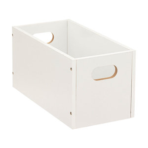 Weiße Aufbewahrungsbox Holz 15 x 31 x 15 cm Five®