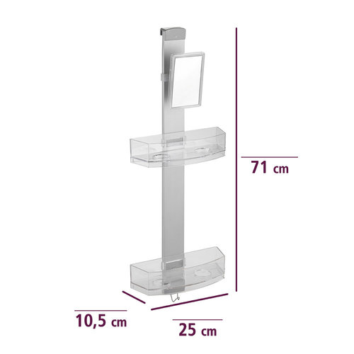 Wenko Duschregal mit Rasierspiegel Wenko