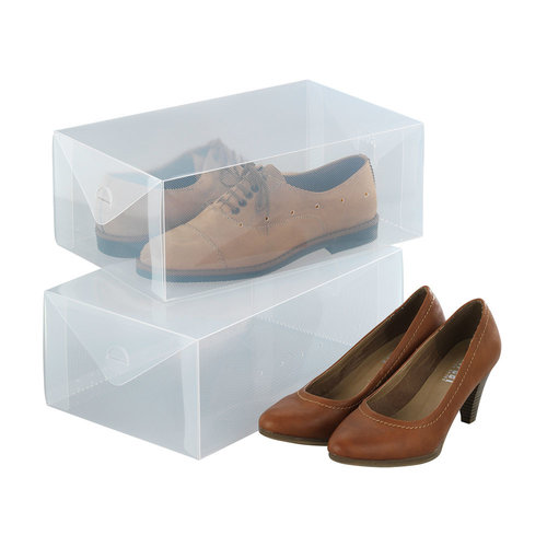 Wenko Schuhbox transparent 2 Stück Wenko