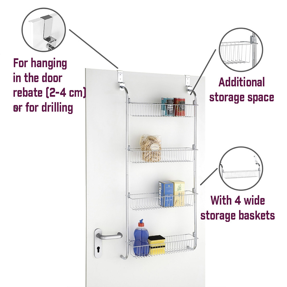 Türregal mit Ablagekörben | Wenko - SO CLEVER - Der Aufbewahrungsshop
