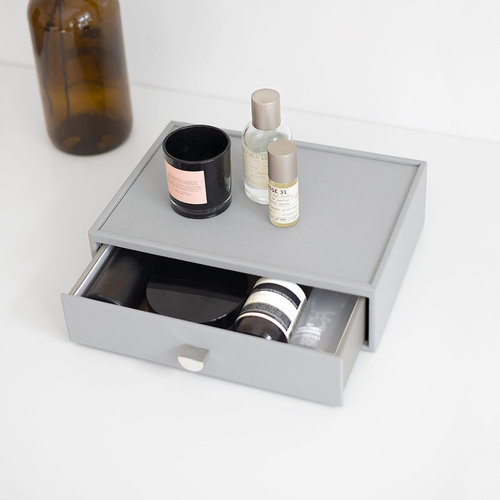 Stackers Make-up-Organizer mit Schublade Stackers - Grey Pebble