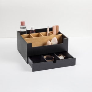 Make-up-Organizer mit Schublade schwarz Five®