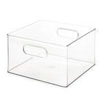 The Home Edit Aufbewahrungsbox transparent stapelbar 25x25 cm