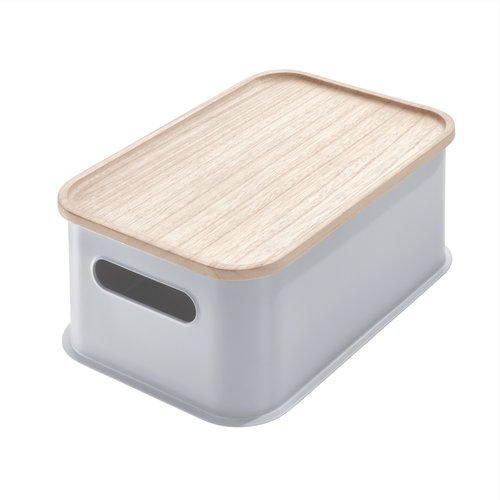 iDesign Aufbewahrungsbox mit Bambusdeckel iDesign - Eco Recycled