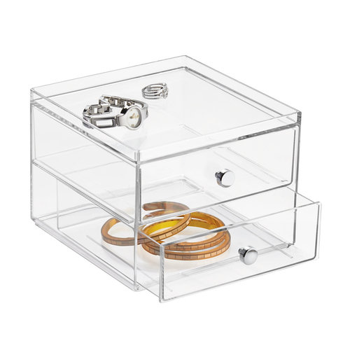 iDesign Schubladenbox transparent iDesign | stapelbar