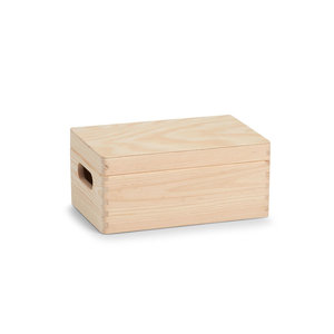 Holzkiste mit Deckel 30x20x14 cm Zeller
