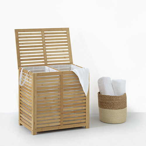 Five® Wäschekorb aus Bambus 65 Liter Five®