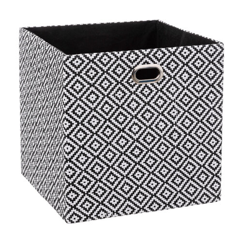 Five® Aufbewahrungsbox mit Deckel schwarz-weiß Five®