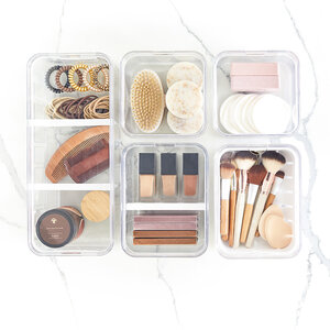 iDesign Aufbewahrungsset Make-up Boxen iDesign - Crisp Aufbewahrungsset Make-up Boxen iDesign - Crisp