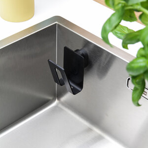 Schwammhalter magnetisch bio schwarz - Happy Sinks