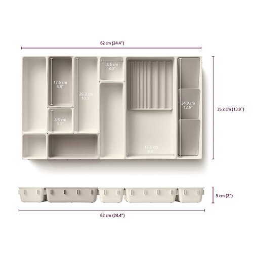 Joseph Joseph Make-Up-Organizer für Schublade Joseph Joseph - Viva