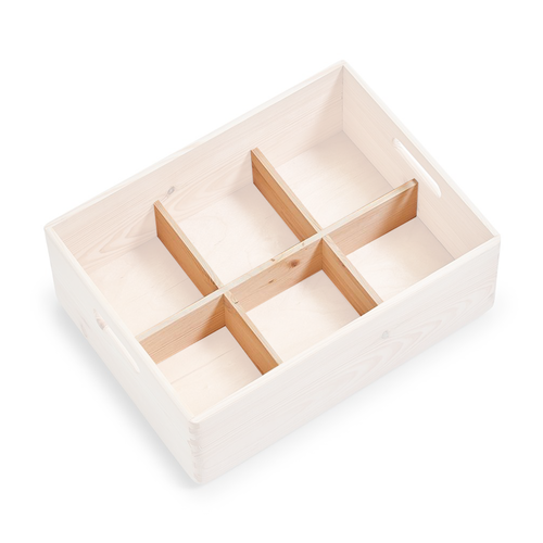 Zeller Present Aufbewahrungsbox aus Holz 40x30x15 cm Zeller Present| herausnehmbare Einteilung