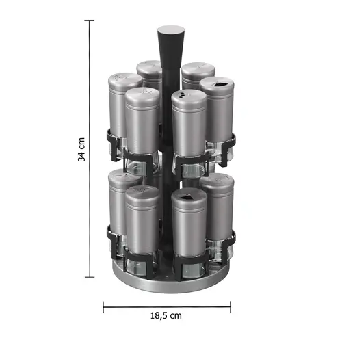 Five® Gewürzkarussell inkl. 12 Gewürzgläser Five®