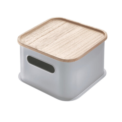 iDesign Aufbewahrungsbox mit Bambusdeckel iDesign - Eco Recycled