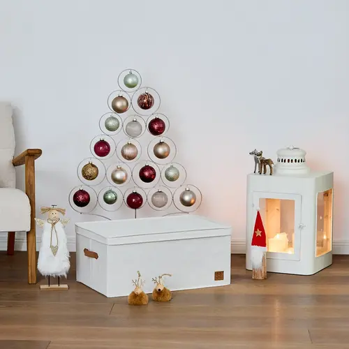 Store It Aufbewahrungsbox für Weihnachtskugeln beige 30 Kugeln Store It