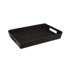 Serviertablett Melamin schwarz klein Five®