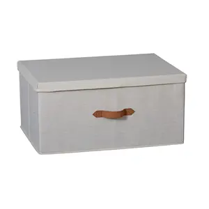 Aufbewahrungsbox beige Kleiderschrank extra groß Store It