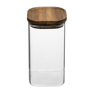Glasvorratsbehälter 1,3 Liter Akazienholzdeckel Five®