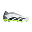 Adidas Predator Accuracy .3 Laceless FG Voetbalschoenen Wit Grijs