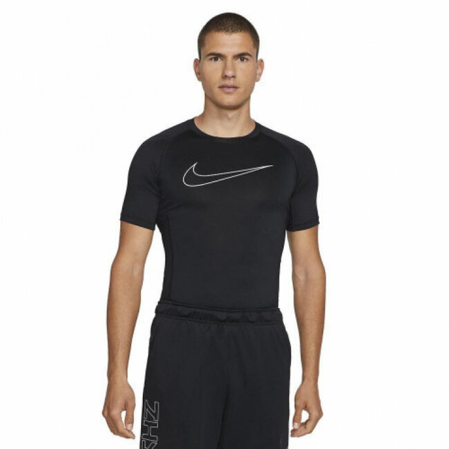 Nike Pro Dri-FIT Tight Sportshirt Shortsleeve Heren