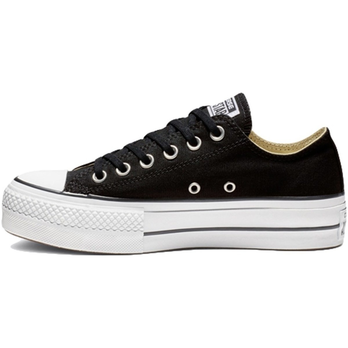 Bestel de Converse All Star Lift Ox Platform Zwart Goedkoper Online Bij Sportskoen.nl