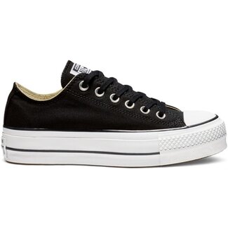 Nike Converse All Star Lift Ox Platform Dames Sneakers Zwart