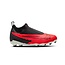 Nike Nike Phantom GX Academy DF Voetbalschoenen (MG) Kids Rood Zwart