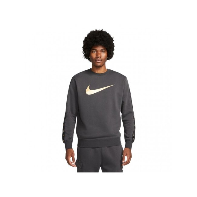 Nike Fleece Sweater Grijs/Goud
