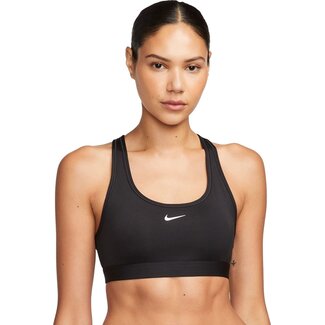 Nike Nike Swoosh Light Support Sport BH Zwart