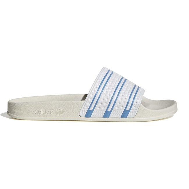 Adidas Adilette Slippers Wit/Lichtblauw
